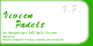 vivien padelt business card